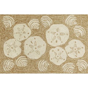 Liora Manne Frontporch Shell Toss Indoor/Outdoor Rug