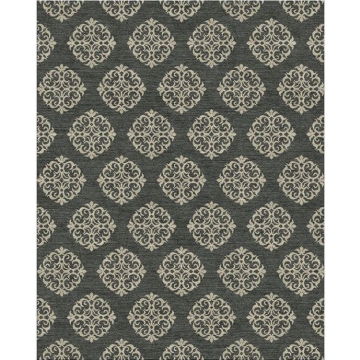 Empire Scroll Rug - Charcoal