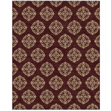 Empire Scroll Rug - Saffron