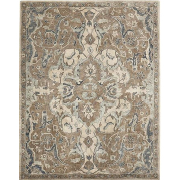 Nolan Persian Neutral Hand-Tufted Wool Rug