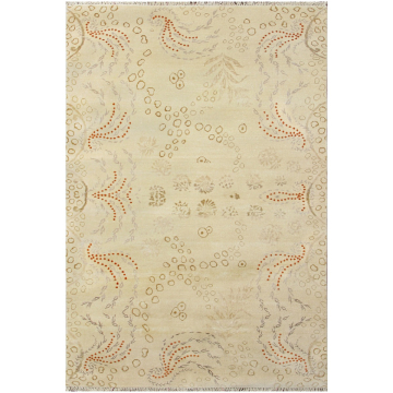 Whispers of Nature Hand-Knotted Wool & Silk Area Rug 8' x 10'