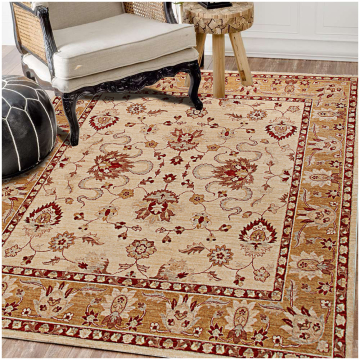 ABC Traditional Ivory Peshawar Wool Rug 8' x 10'