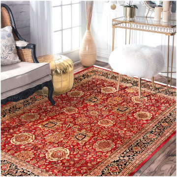 ABC Red Antique Traditional  Wool Rug 9' x 12'