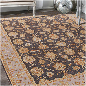 ABC Traditional Black Varsari Wool Rug 9' x 12'