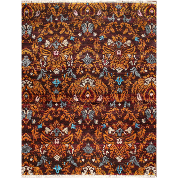 Sari silk 8x10 rug 30017