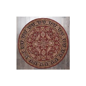 ABC Jaipur Mugal Hand Knotted Rust Rug Square 6' x 6'