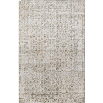 ABC  Antique Ivory Wool Rug  AT-1006 5' x 8'