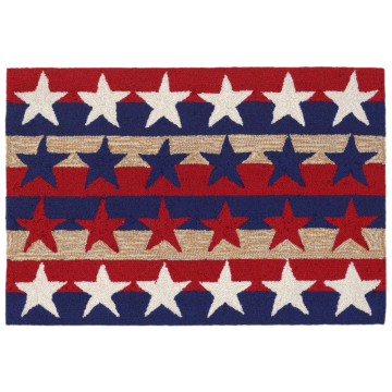 Liora Manne Frontporch Stars & Stripes Indoor/Outdoor Rug